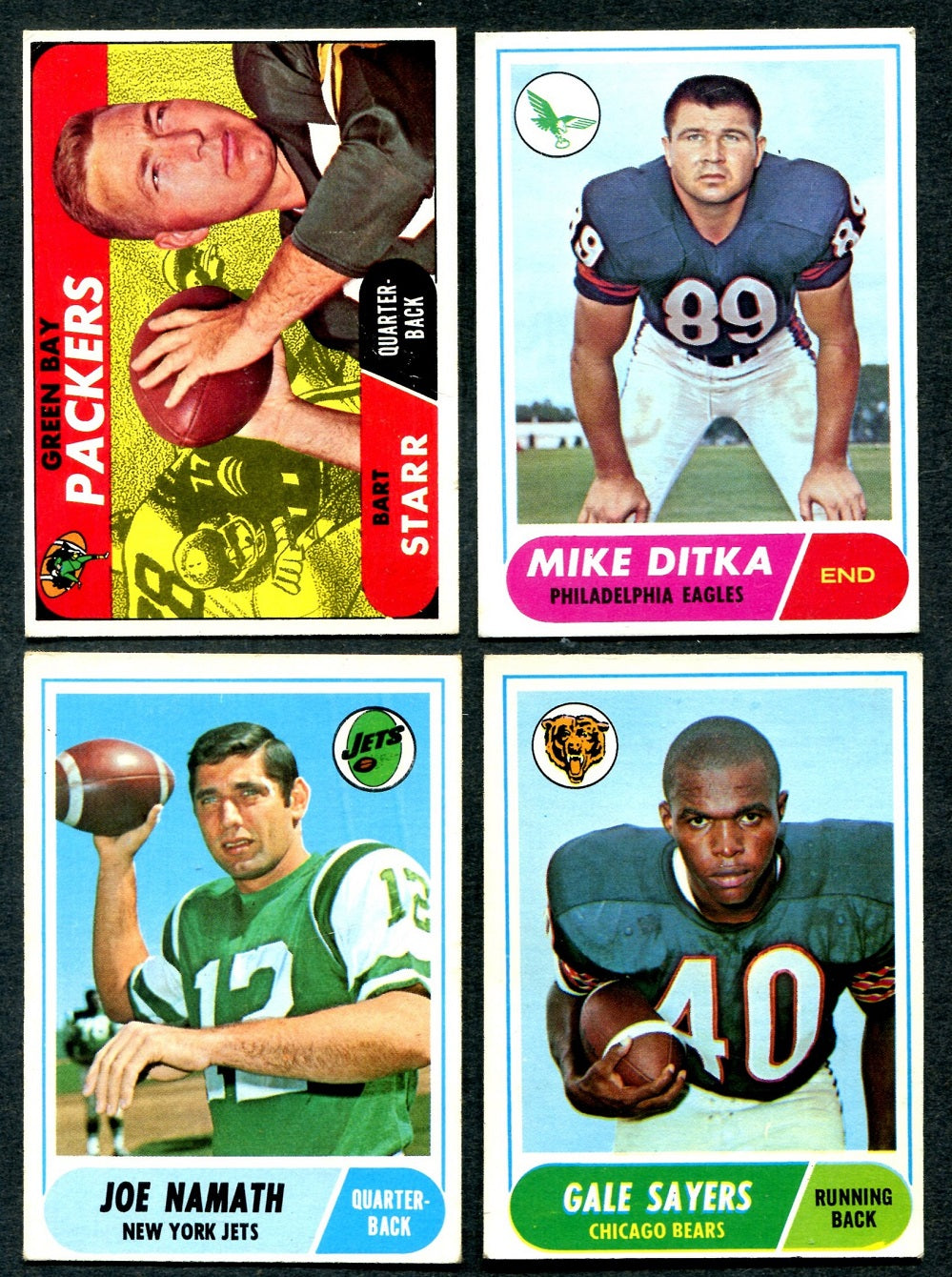 1968 Topps Football Complete Set VG VG/EX (219) (24-531)