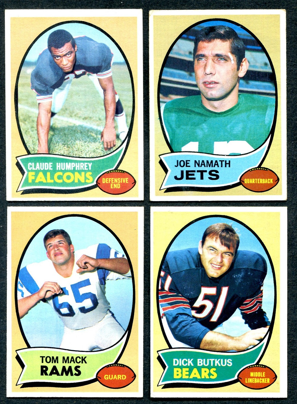 1970 Topps Football Complete Set VG (263) (24-532)