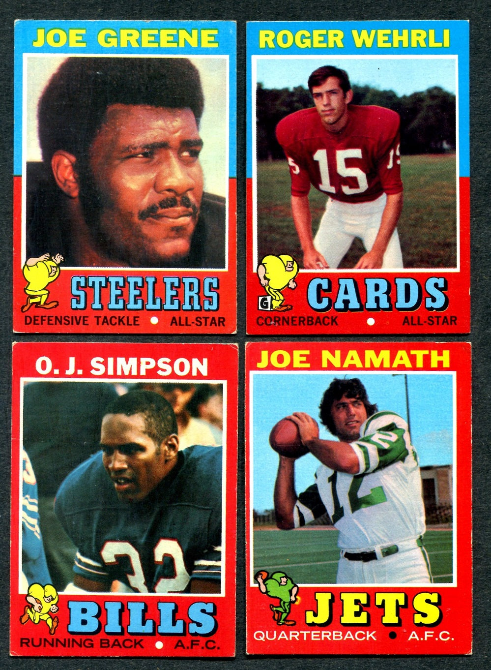 1971 Topps Football Complete Set VG (263) (24-533)