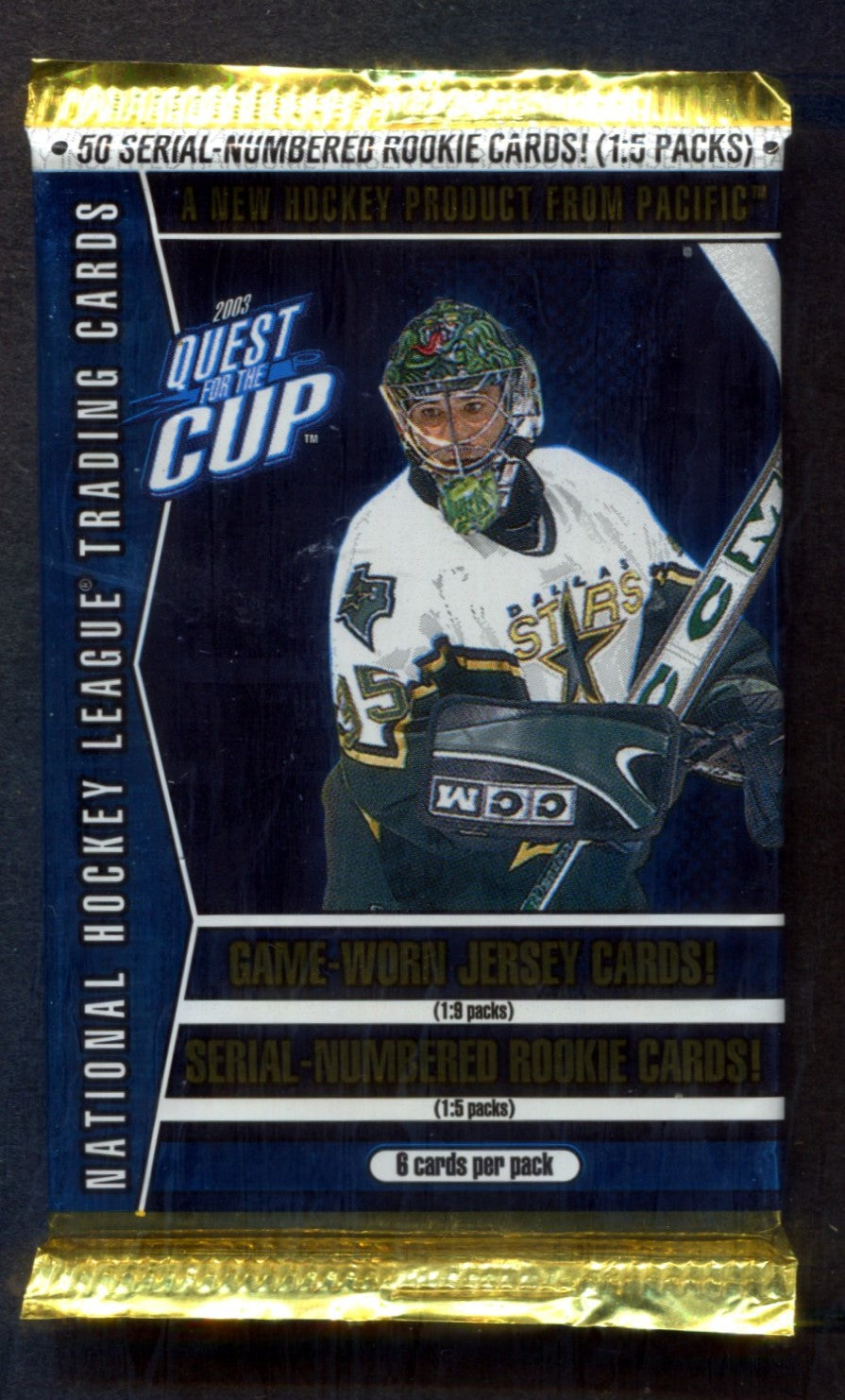 2002/03 Pacific Quest For The Cup Hockey Unopened Pack (6)