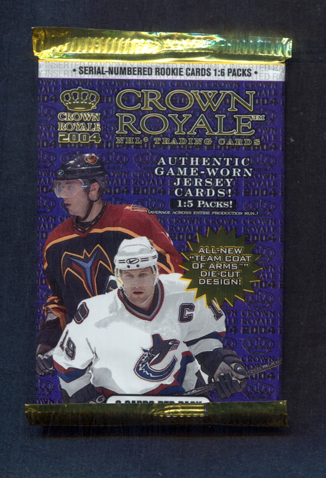 2003/04 Pacific Crown Royale Hockey Unopened Pack (8)