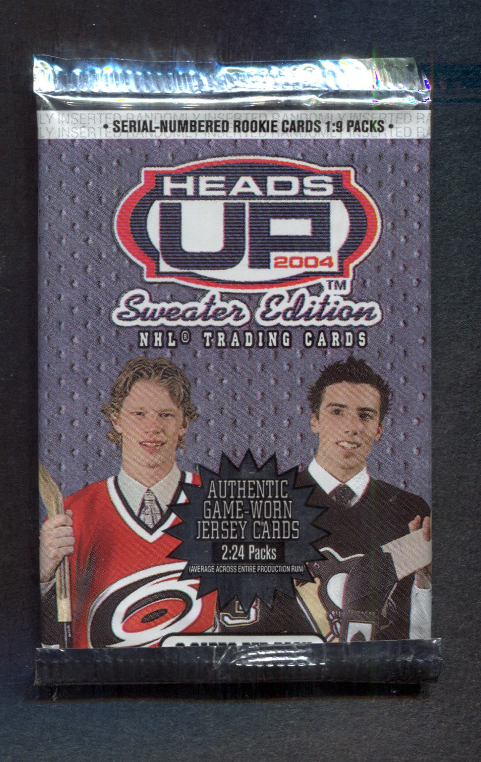 2003/04 Pacific Heads Up Sweater Edition Hockey Unopened Pack (6)