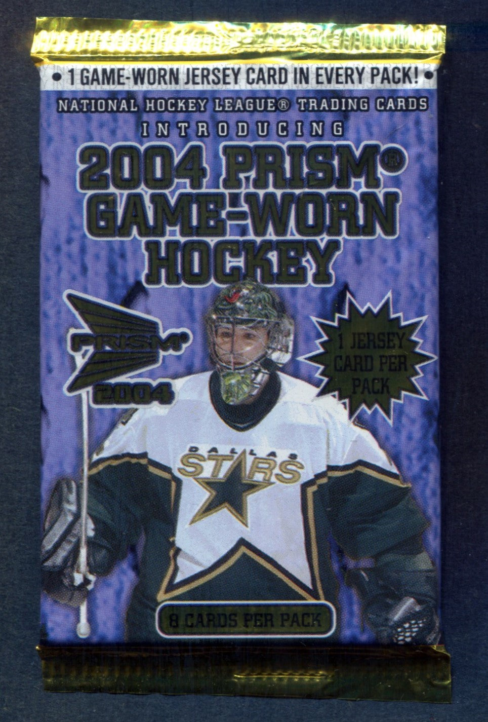 2003/04 Pacific Prism Game Worn Hockey Unopened Pack (8)