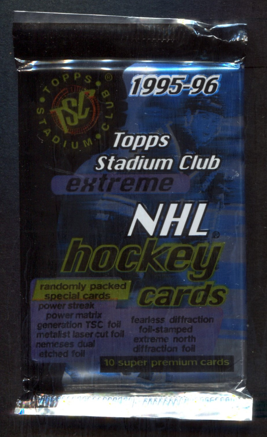 1995/96 Topps Stadium Club Hockey Unopened Pack (10)