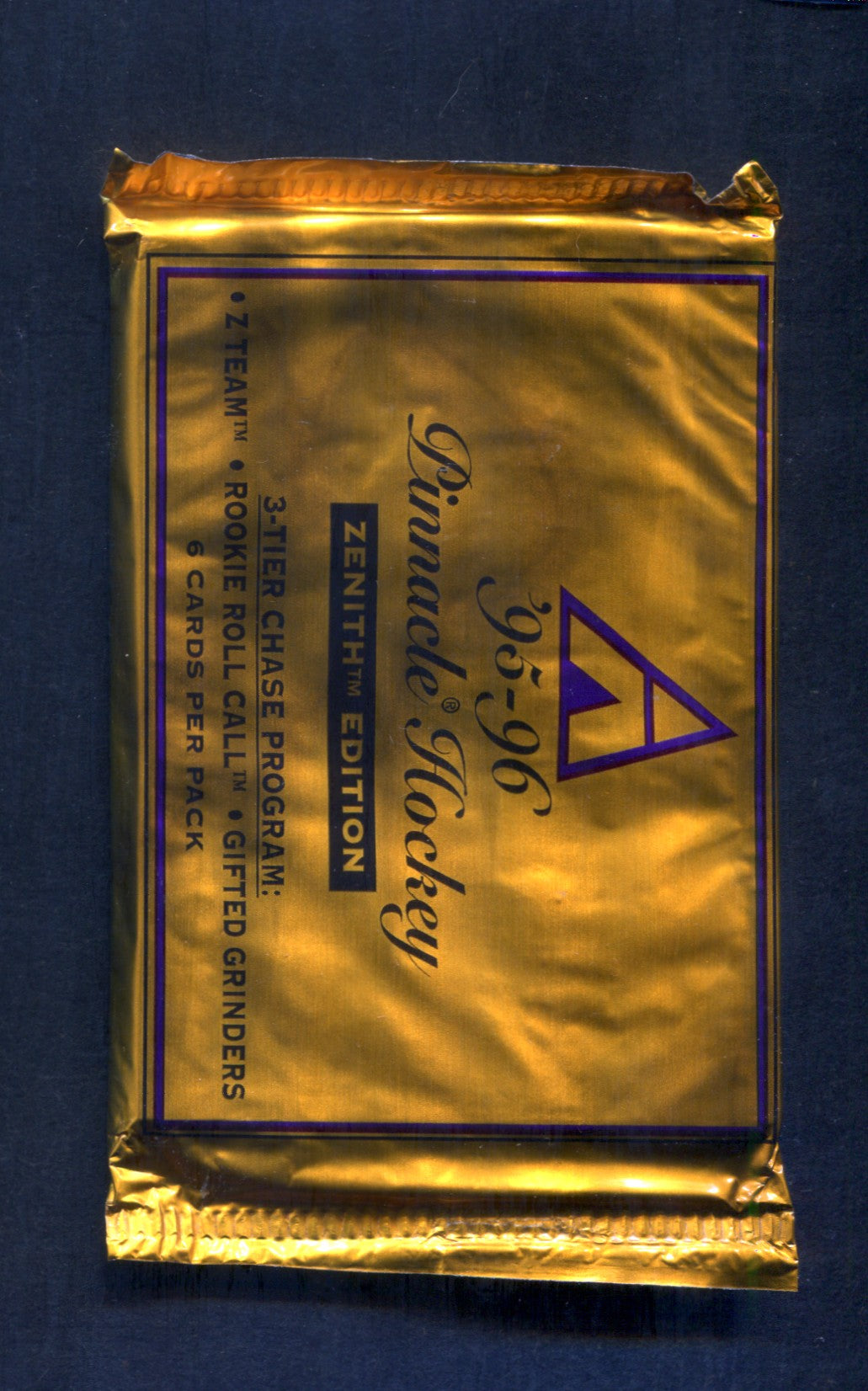 1995/96 Pinnacle Zenith Hockey Unopened Pack (6)