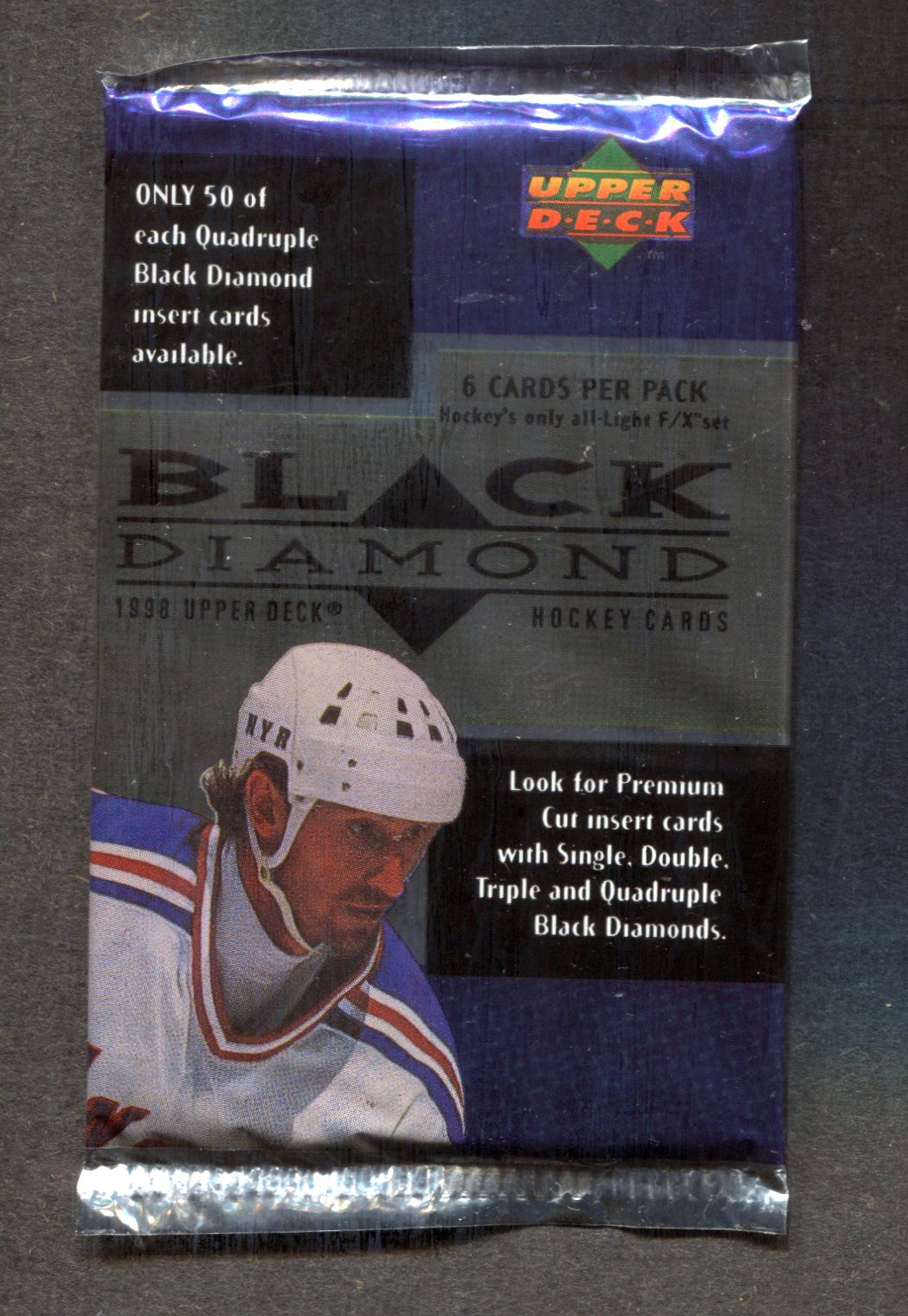 1997/98 Upper Deck Black Diamond Hockey Unopened Pack (6)