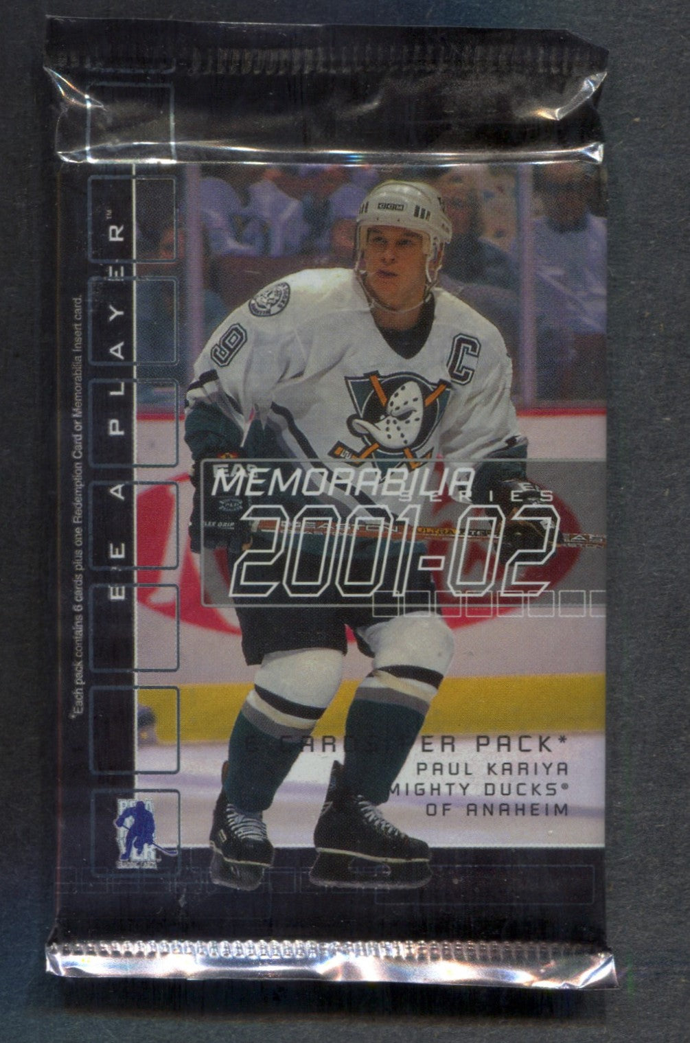 2001/02 Be A Player Memorabilia Hockey Unopened Pack (6)