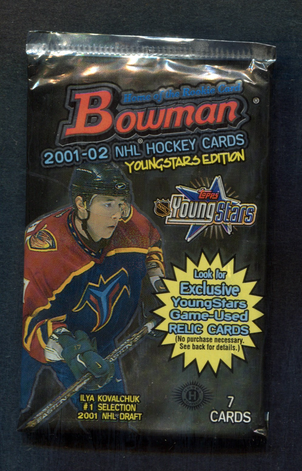 2001/02 Bowman Young Stars Hockey Unopened Pack (Hobby) (7)
