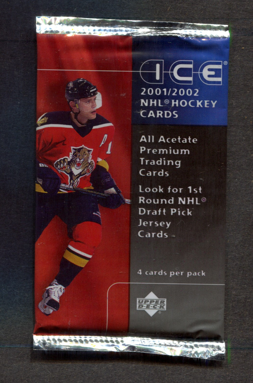 2001/02 Upper Deck Ice Hockey Unopened Pack (4)