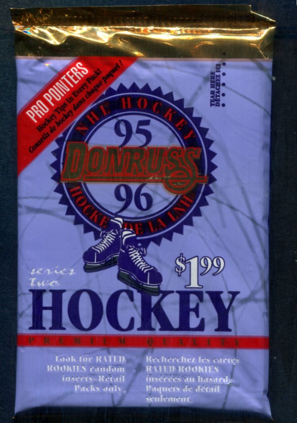 1995/96 Donruss Hockey Unopened Series 2 Pack (Retail) (Pre-Priced) (14)