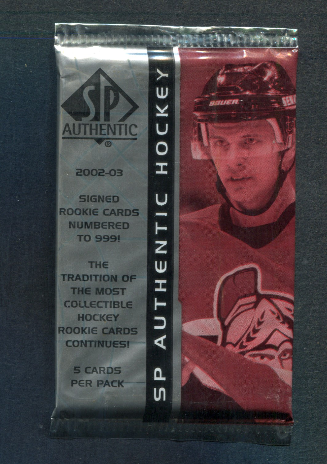 2002/03 Upper Deck SP Authentic Hockey Unopened Pack (5)