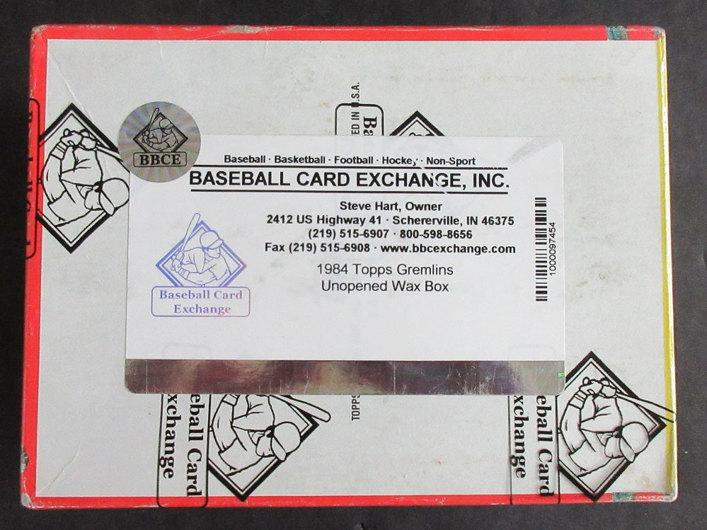 1984 Topps Gremlins Unopened Wax Box (BBCE) (Non X-Out)