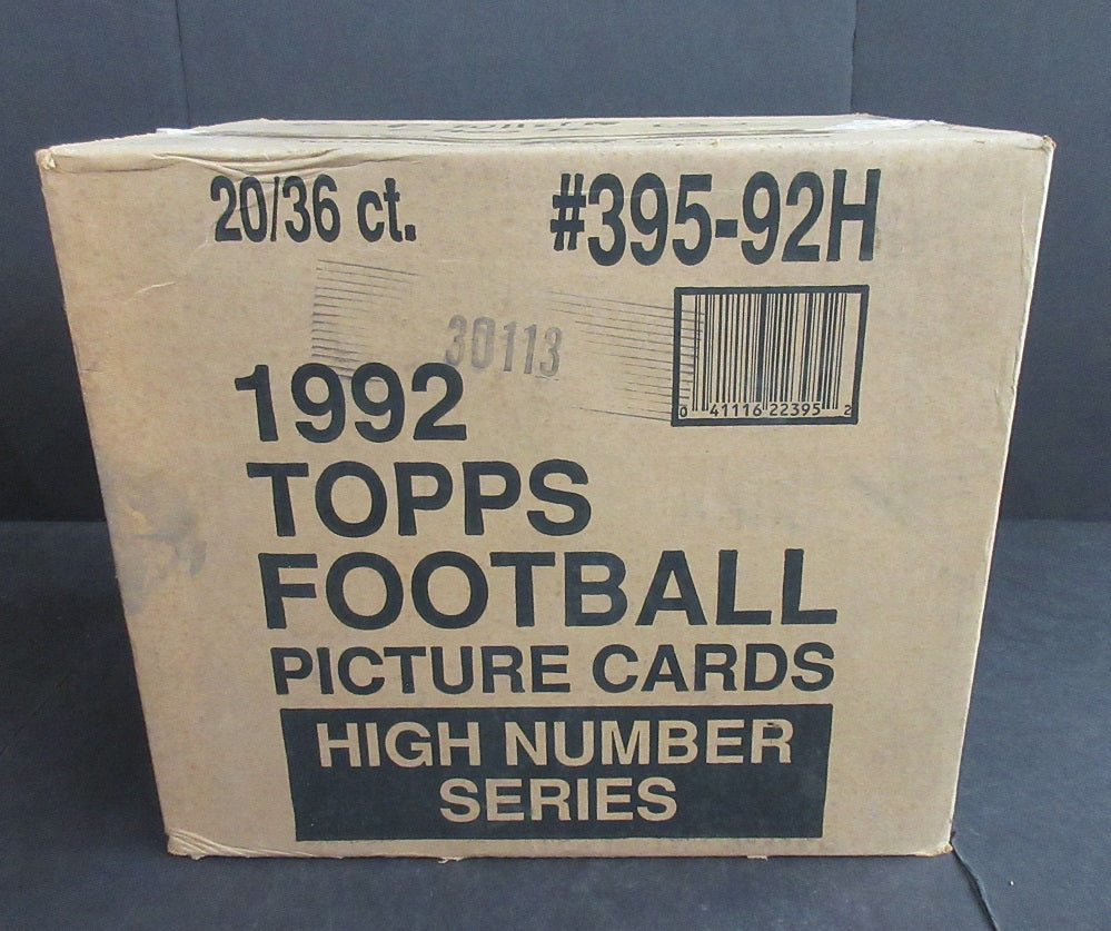 1992 Topps Football High Series Case (20/36) (Sealed)