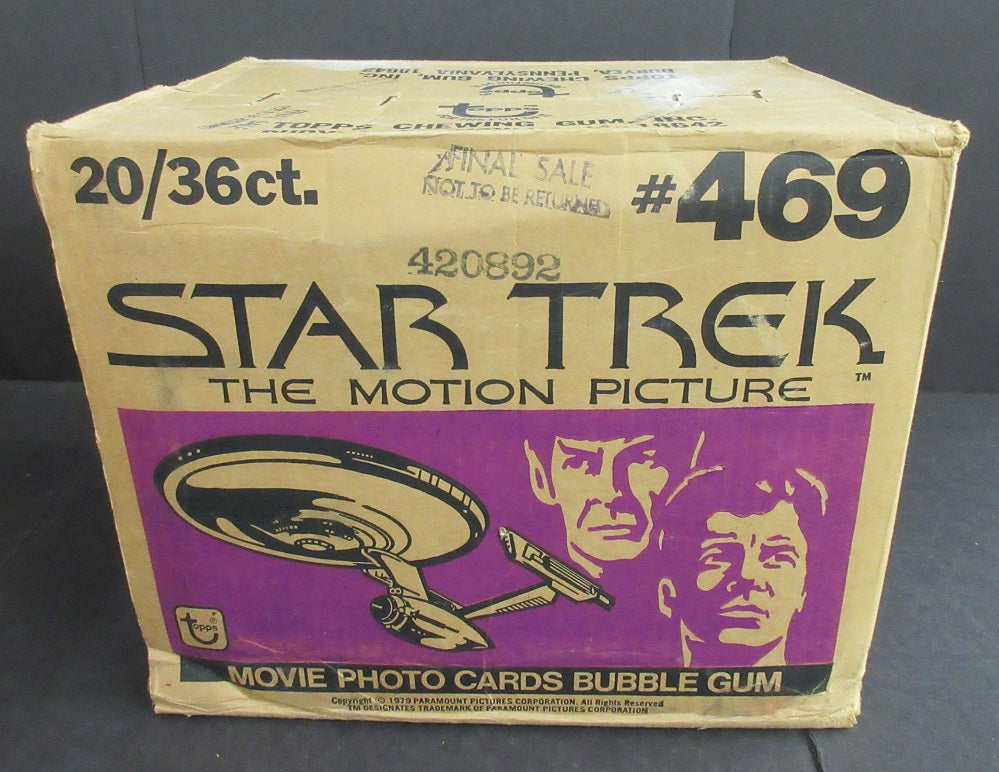 1979 Topps Star Trek Wax Case (20 Box)