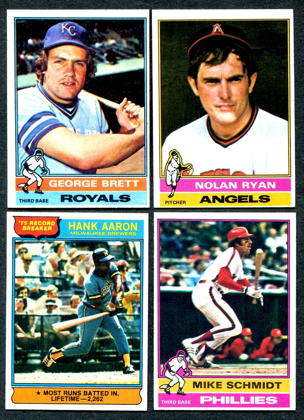 1976 Topps Baseball Complete Set (660) EX (24-539)