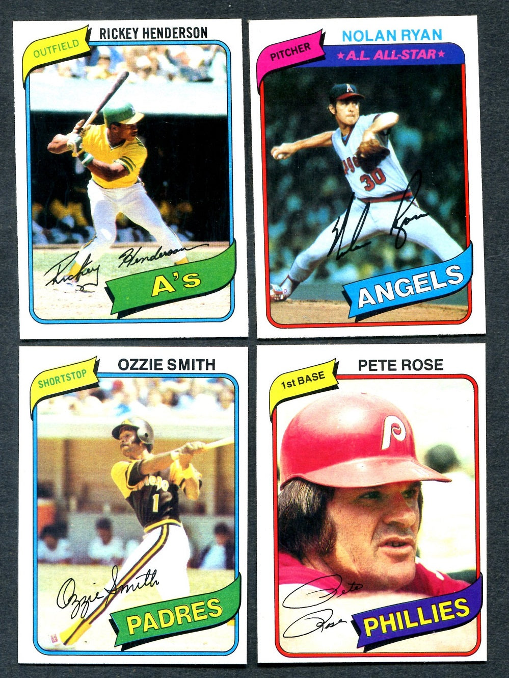 1980 Topps Baseball Complete Set (726) EX/MT NM (24-549)