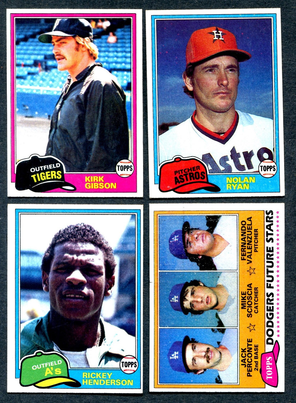 1981 Topps Baseball Complete Set (726) EX/MT (24-550)