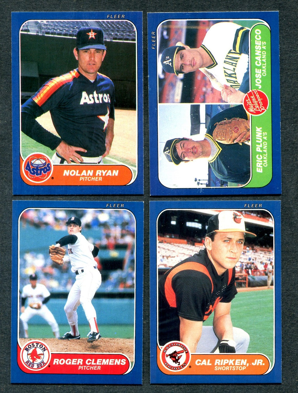 1986 Fleer Baseball Complete Set (660) NM (24-554)