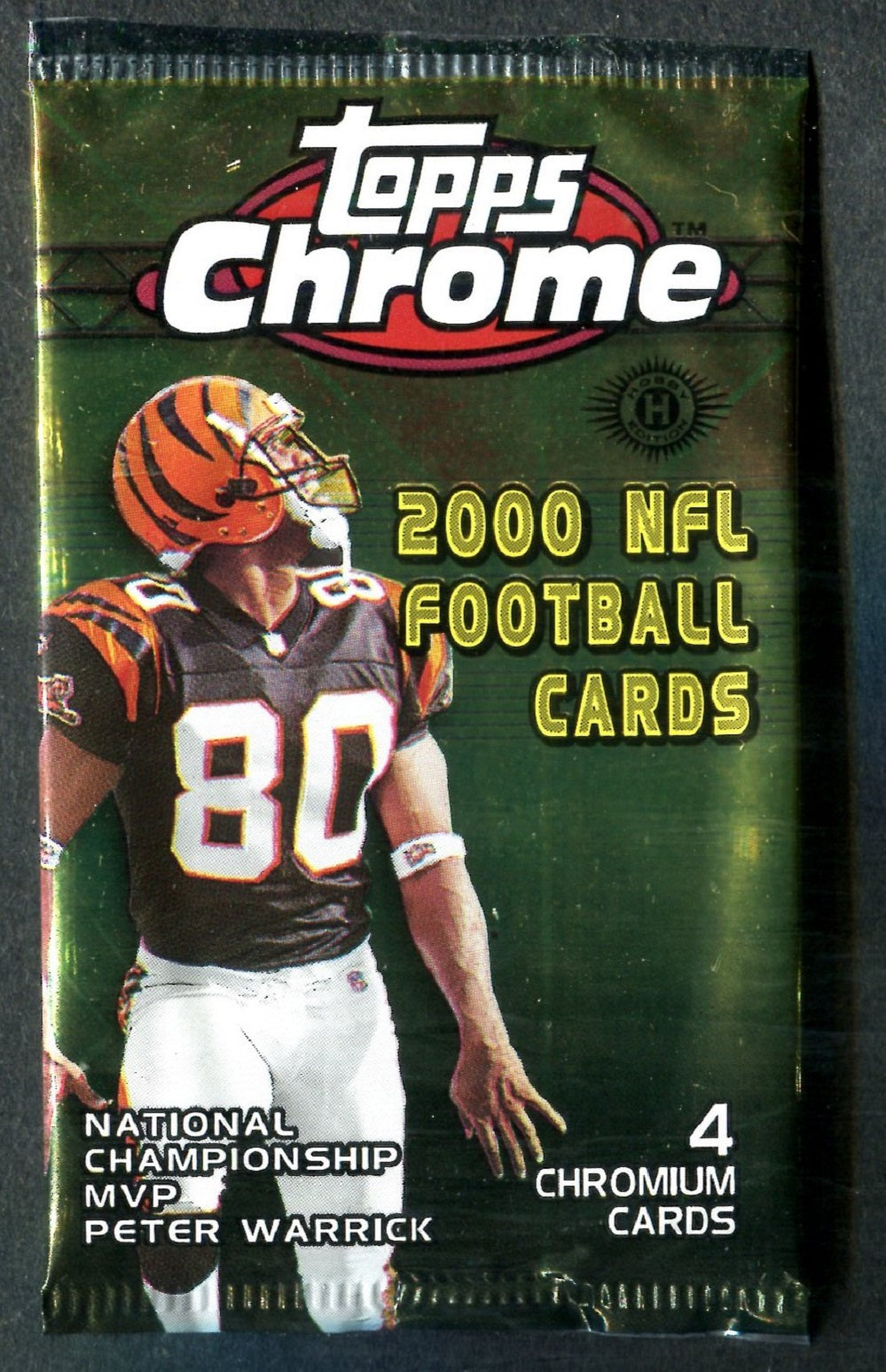 2000 Topps Chrome Football Unopened Pack (Hobby) (4)