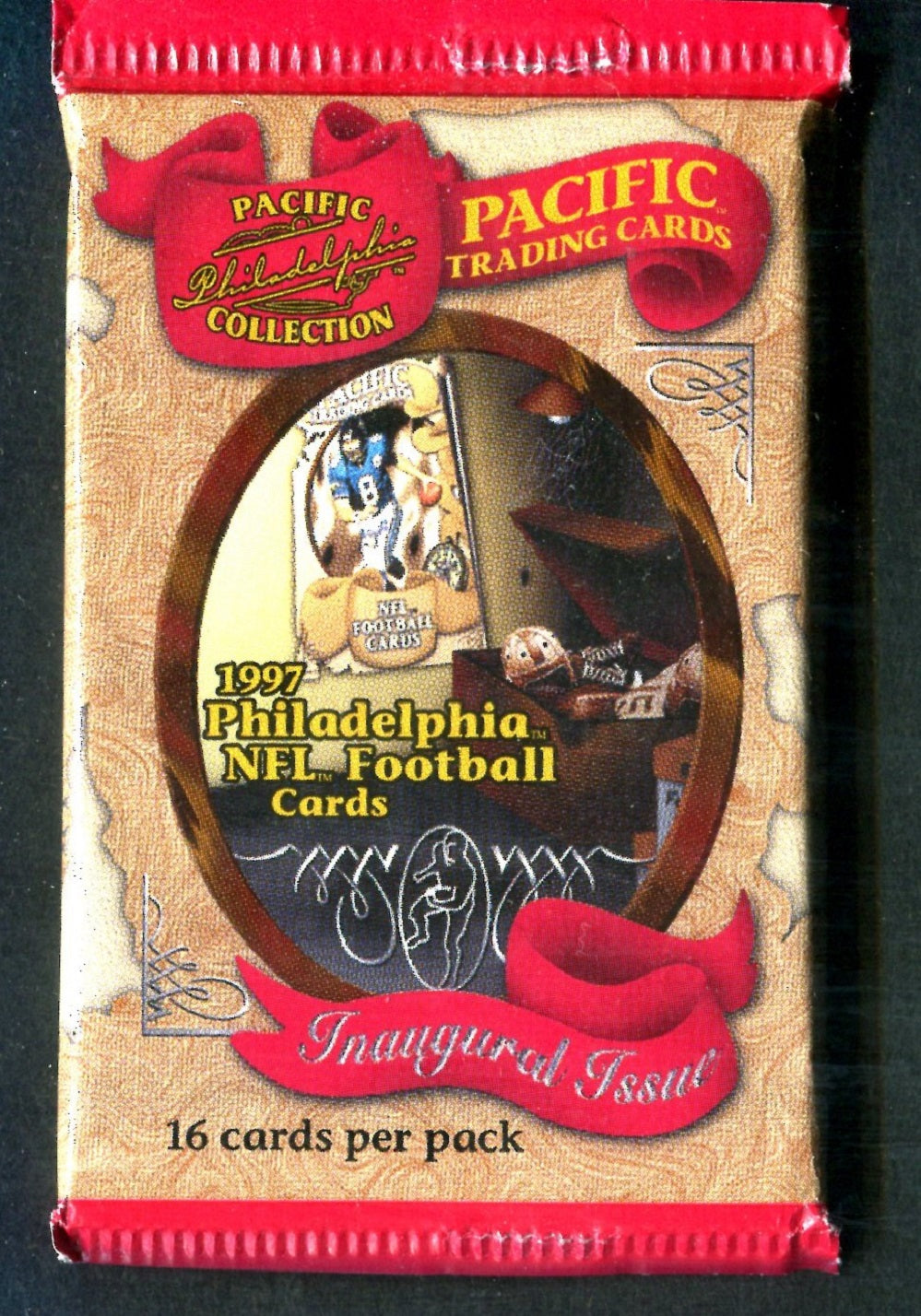 1997 Pacific Philadelphia Football Unopened Pack (Retail) (16)