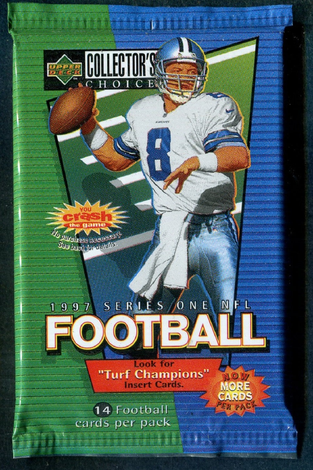 1997 Upper Deck Collector's Choice Football Unopened Series 1 Pack (14)