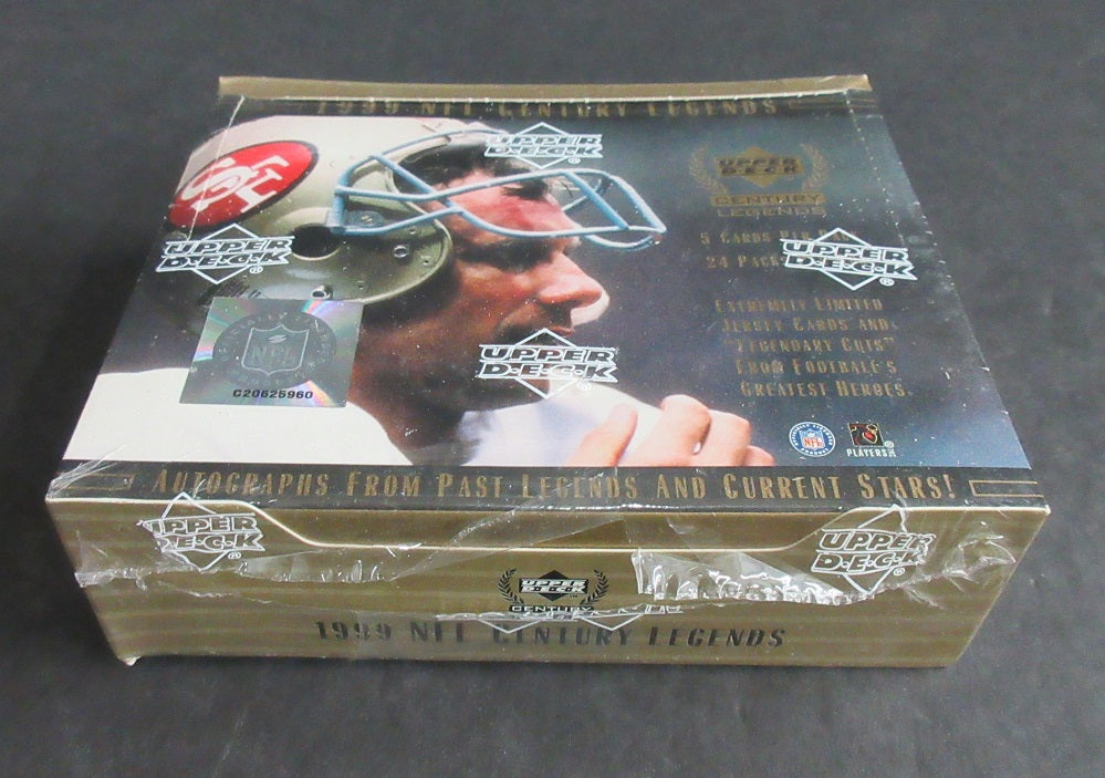 1999 Upper Deck Century Legends Football Box (Hobby) (Read)