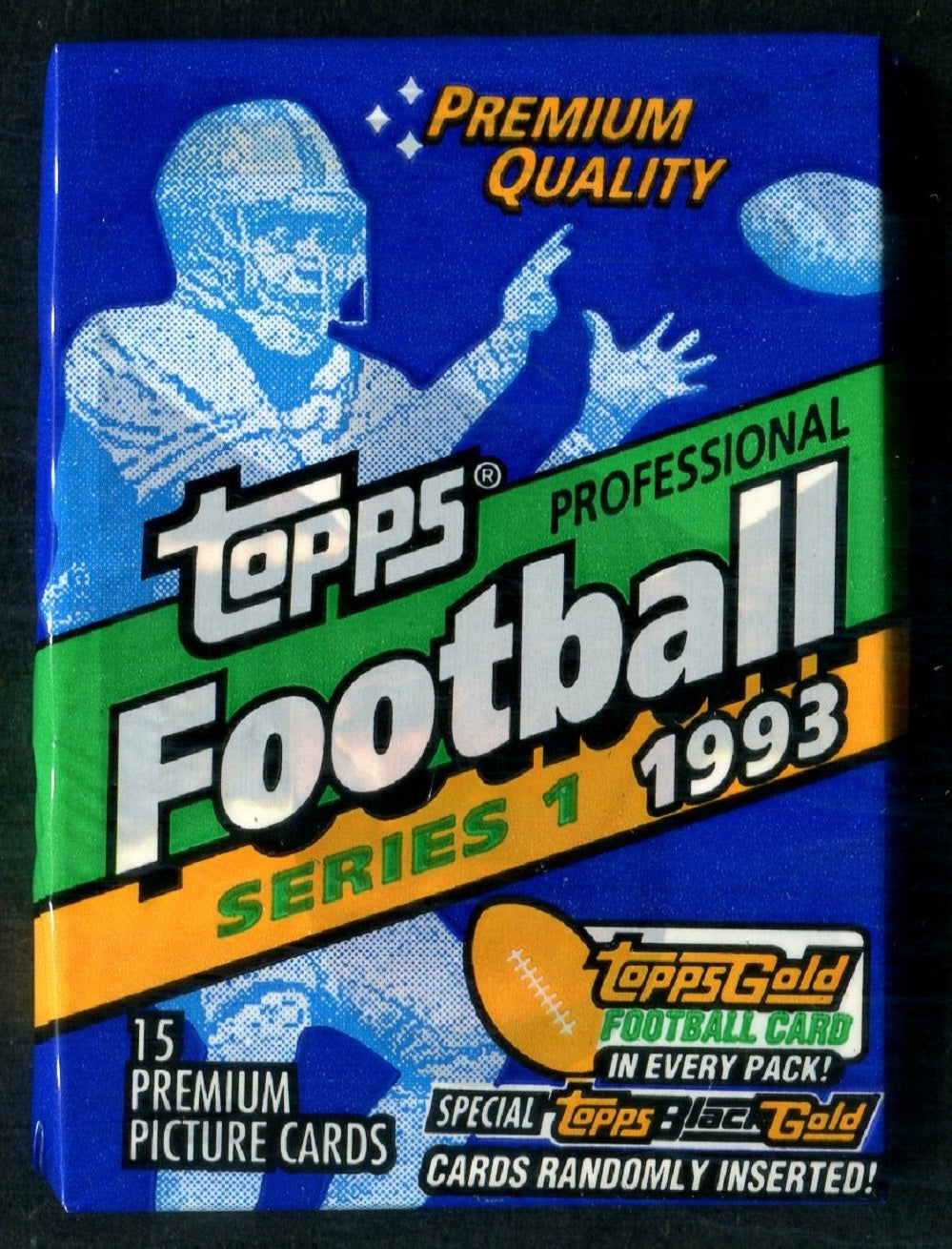 1993 Topps Football Unopened Series 1 Pack (15)