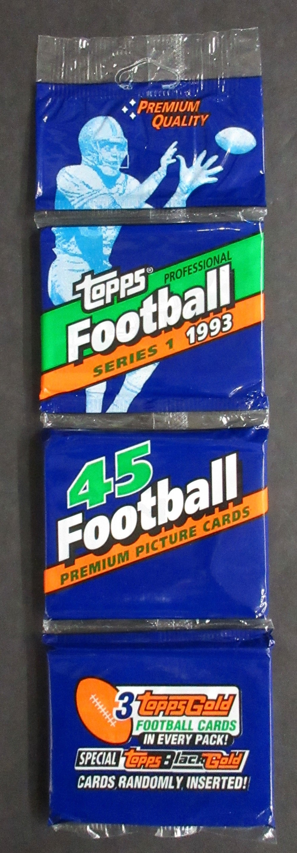 1993 Topps Football Unopened Series 1 Rack Pack (45)