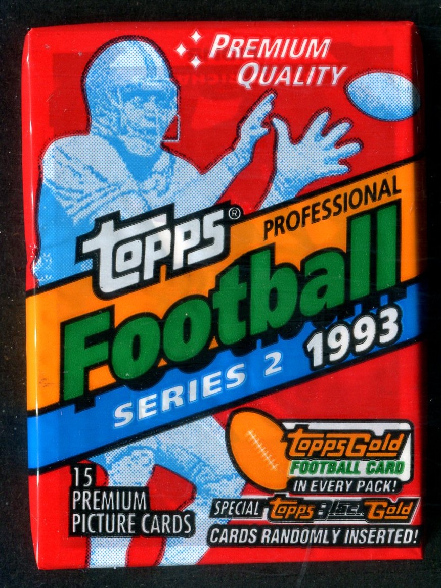 1993 Topps Football Unopened Series 2 Pack (15)