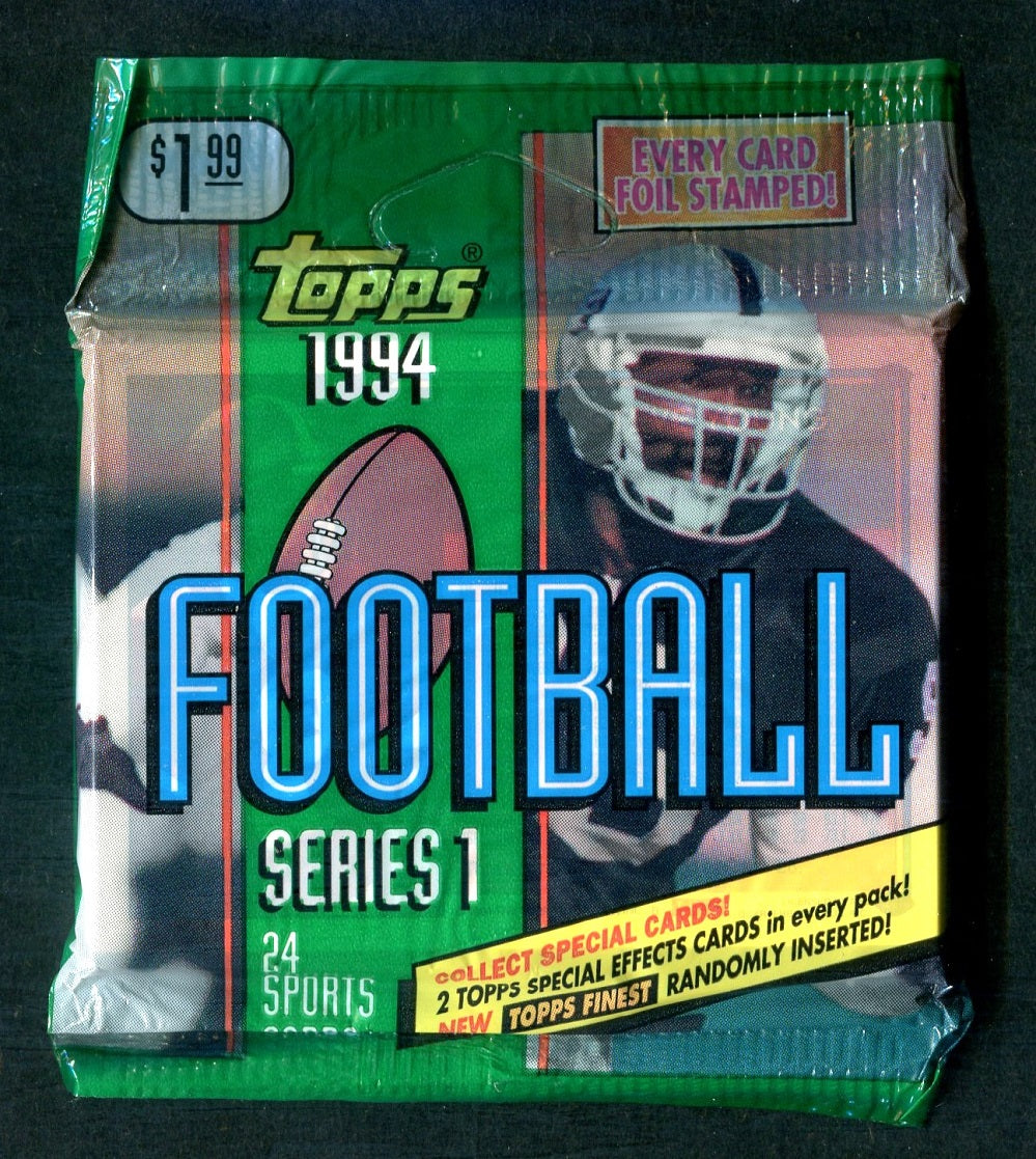 1994 Topps Football Unopened Series 1 Jumbo Pack (24)