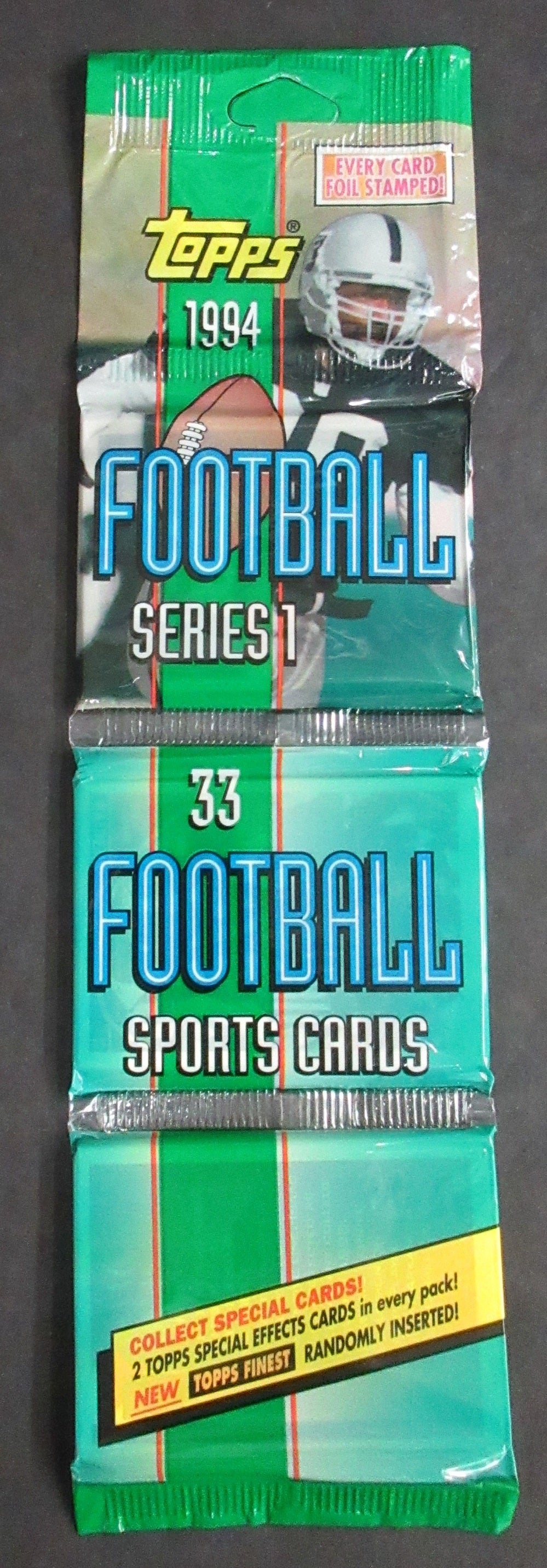 1994 Topps Football Unopened Series 1 Rack Pack (33)