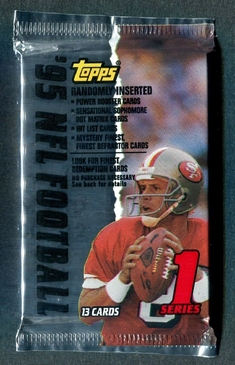 1995 Topps Football Unopened Series 1 Pack (Retail) (13)