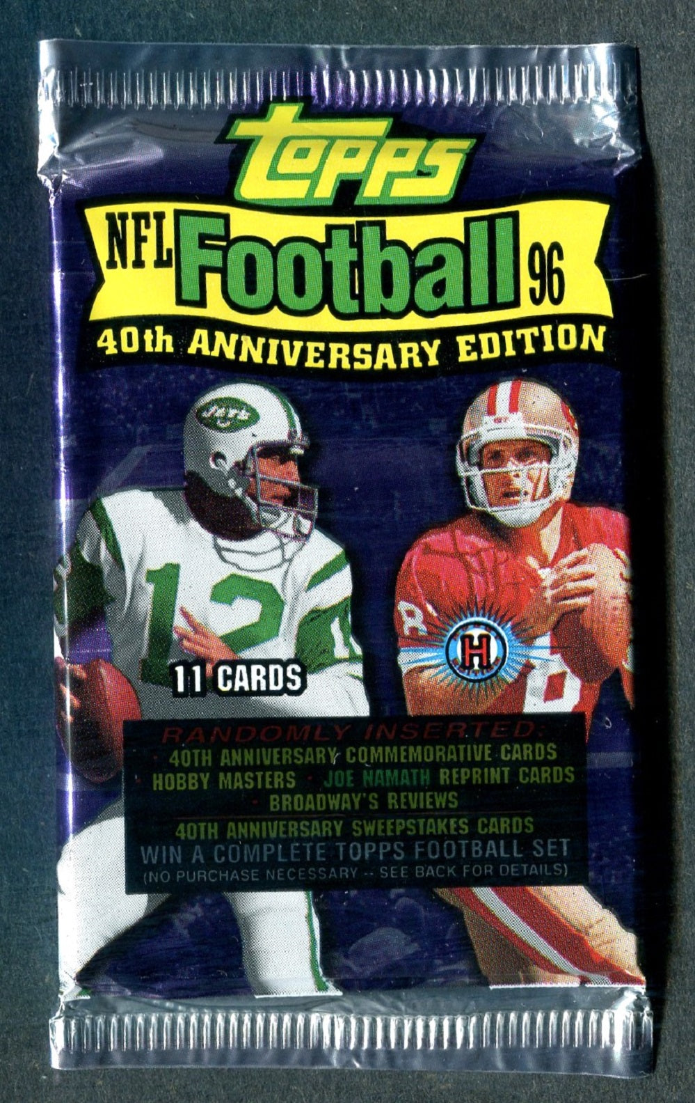 1996 Topps Football Unopened Pack (Hobby) (11)