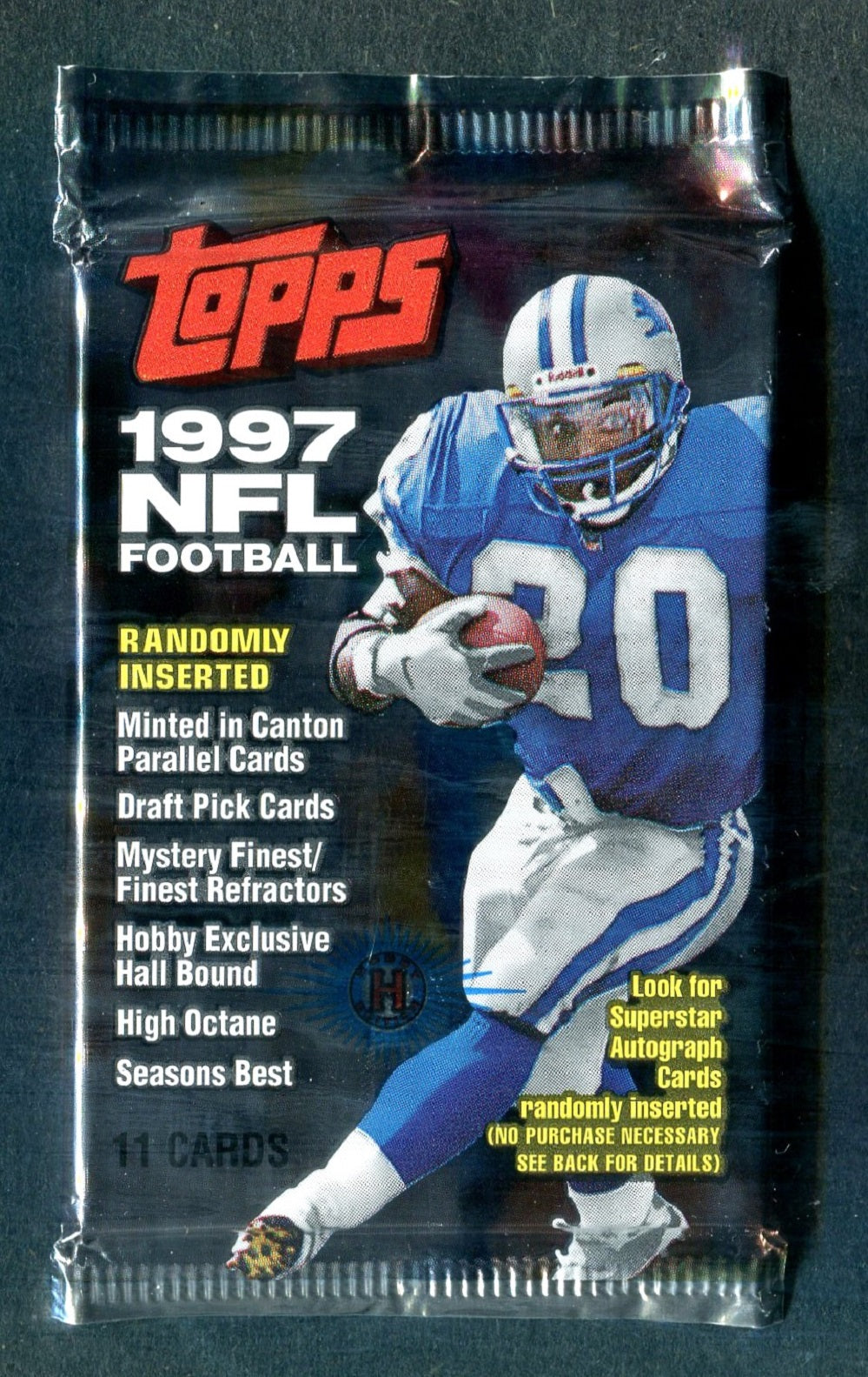 1997 Topps Football Unopened Pack (Hobby) (11)