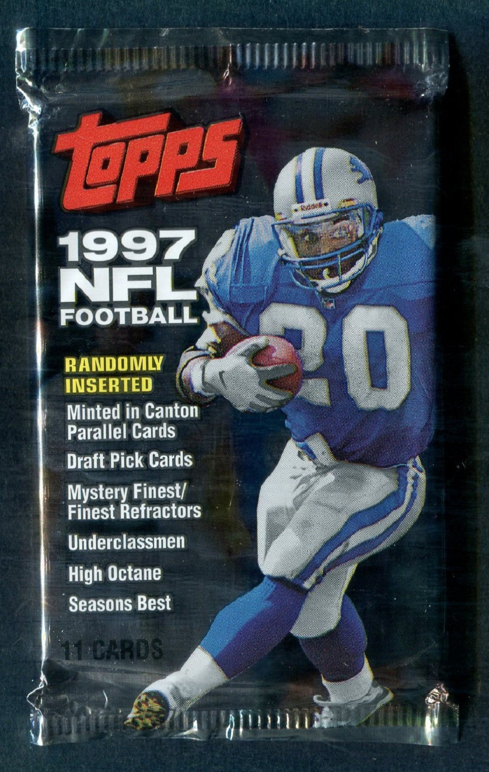 1997 Topps Football Unopened Pack (Retail) (11)