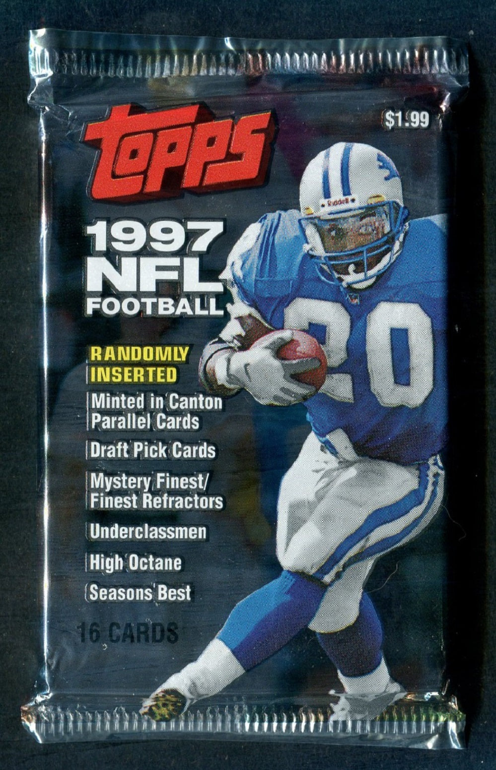 1997 Topps Football Unopened Jumbo Pack (Pre-Priced) (16)