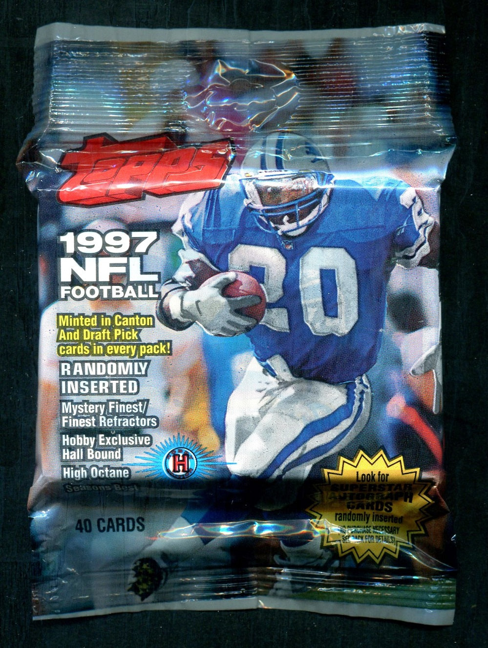 1997 Topps Football Unopened Jumbo Pack (Hobby) (40)