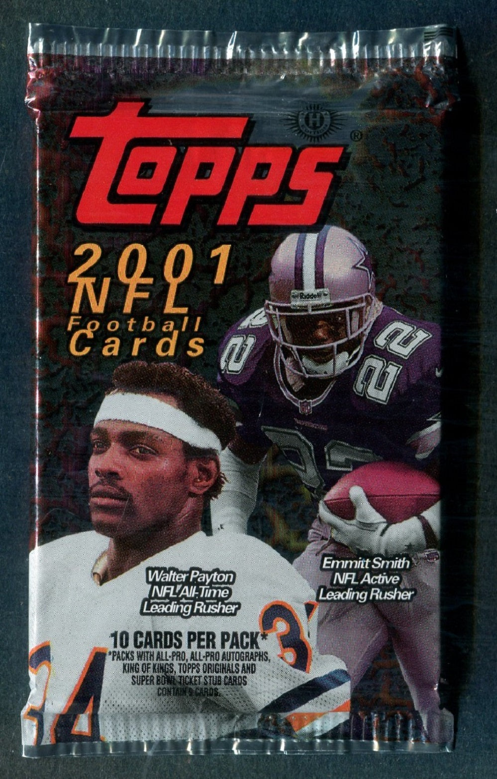 2001 Topps Football Unopened Pack (Hobby) (10)