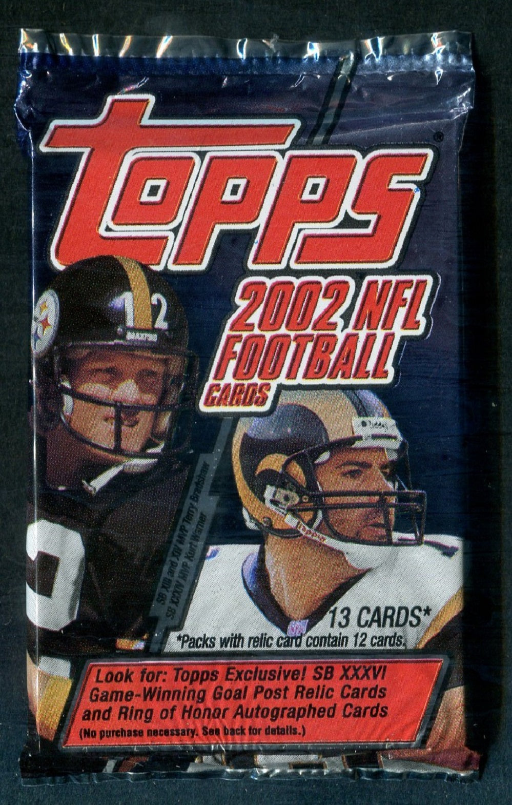 2002 Topps Football Unopened Pack (Retail) (13)