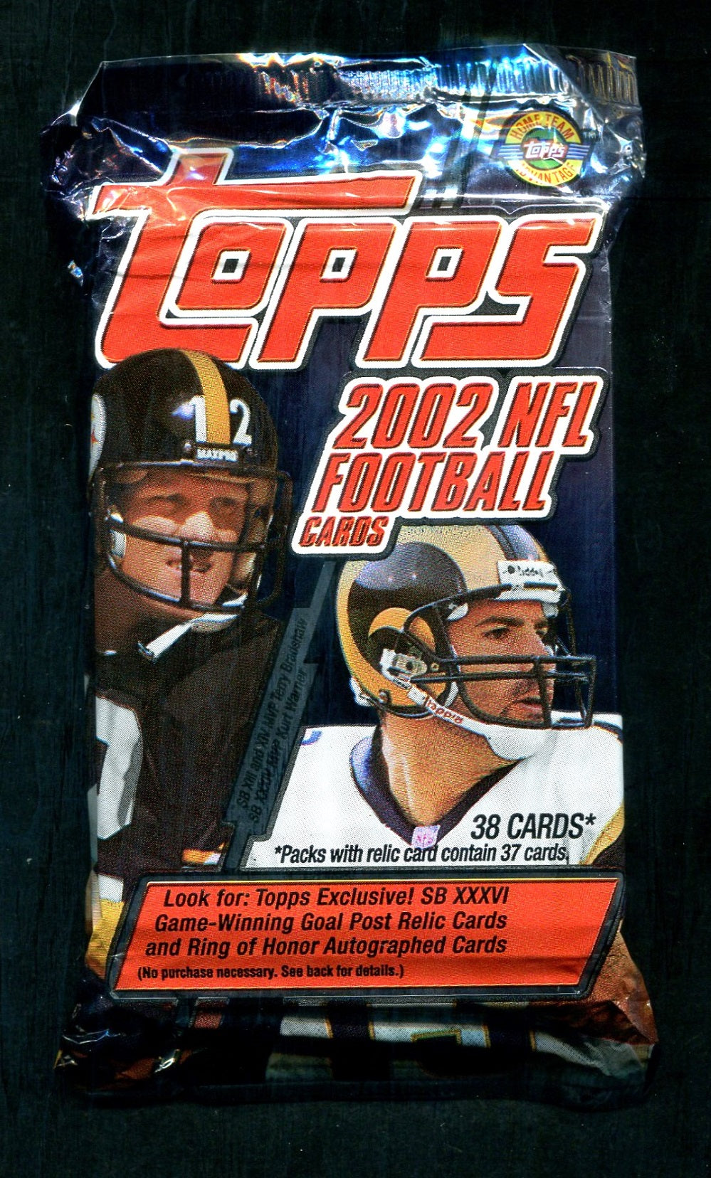 2002 Topps Football Unopened Jumbo Pack (HTA) (38)