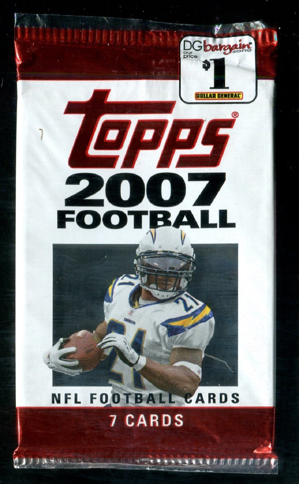 2007 Topps Football Unopened Pack (Dollar General) (7)