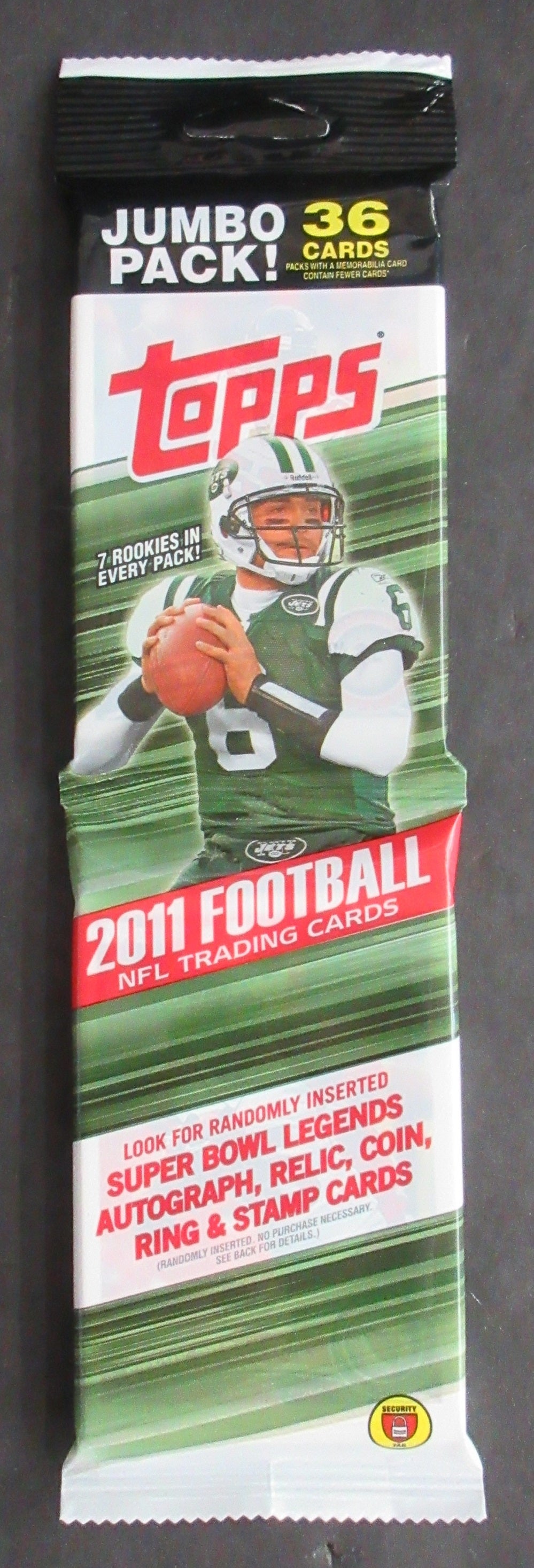 2011 Topps Football Unopened Jumbo Hanger Pack (36)