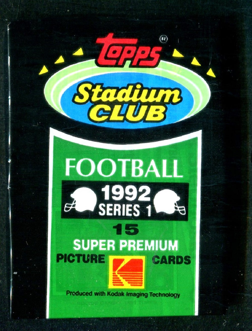 1992 Topps Stadium Club Football Unopened Series 1 Pack (15)