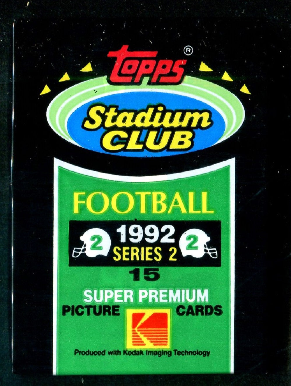 1992 Topps Stadium Club Football Unopened Series 2 Pack (15)