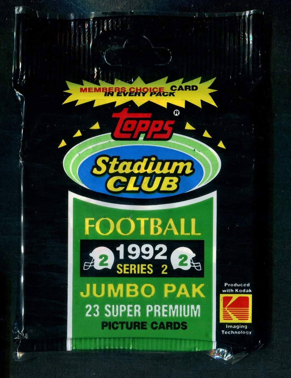 1992 Topps Stadium Club Football Unopened Series 2 Jumbo Pack (23)