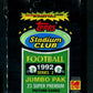 1992 Topps Stadium Club Football Unopened Series 2 Jumbo Pack (23)