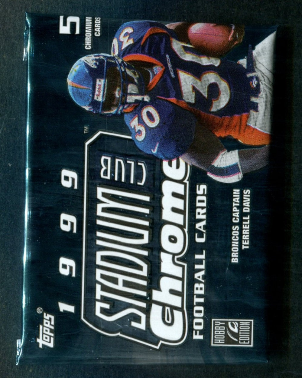 1999 Topps Stadium Club Chrome Football Unopened Pack (Hobby) (5)