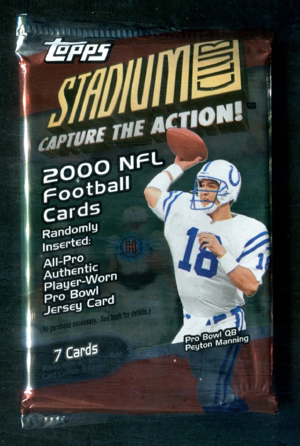 2000 Topps Stadium Club Football Unopened Pack (Hobby) (7)