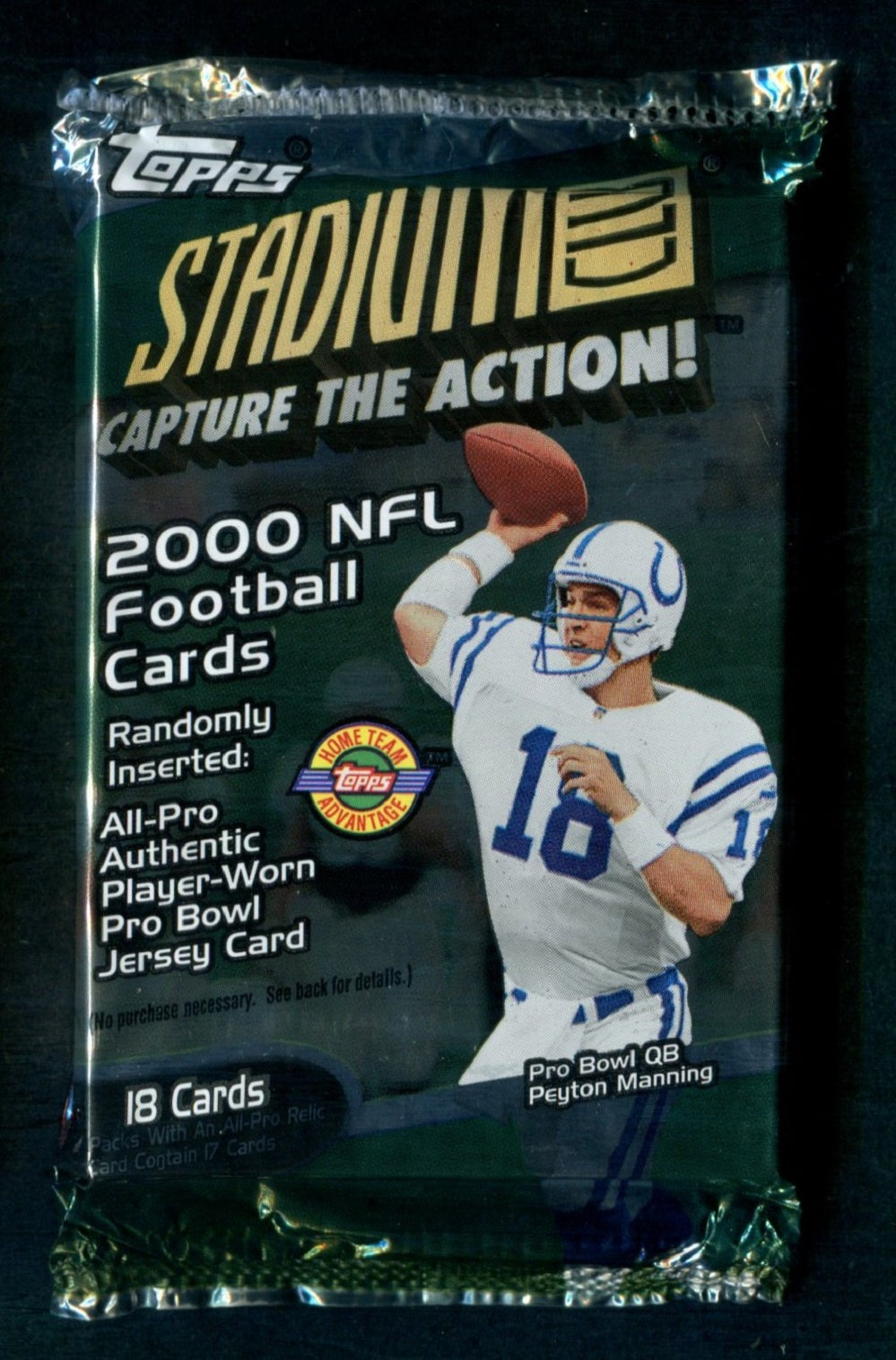 2000 Topps Stadium Club Football Unopened Jumbo Pack (HTA) (18)