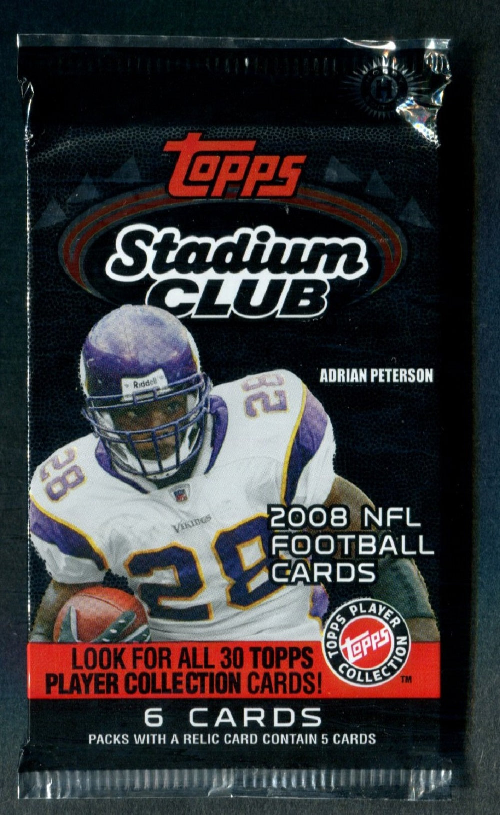 2008 Topps Stadium Club Football Unopened Pack (Hobby) (6)